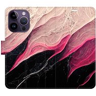 iSaprio flip pouzdro BlackPink Marble pro iPhone 14 Pro - Phone Cover