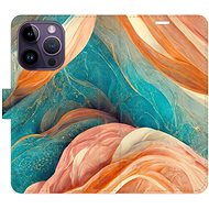 iSaprio flip case Blue and Orange for iPhone 14 Pro - Phone Cover