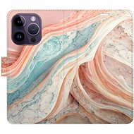 iSaprio flip pouzdro Colour Marble pro iPhone 14 Pro - Phone Cover