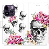 iSaprio flip pouzdro Crazy Skull pro iPhone 14 Pro - Phone Cover