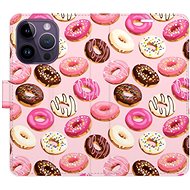 iSaprio flip pouzdro Donuts Pattern 03 pro iPhone 14 Pro - Phone Cover