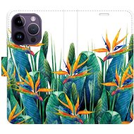 iSaprio flip pouzdro Exotic Flowers 02 pro iPhone 14 Pro - Phone Cover