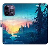 iSaprio flip case Magical Landscape for iPhone 14 Pro - Phone Cover
