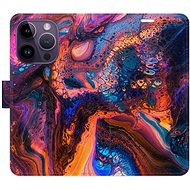 iSaprio flip pouzdro Magical Paint pro iPhone 14 Pro - Phone Cover