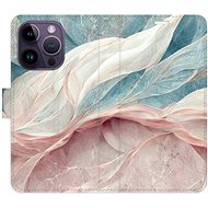 iSaprio flip pouzdro Old Leaves 03 pro iPhone 14 Pro - Phone Cover