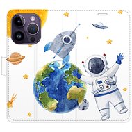 iSaprio flip pouzdro Space 06 pro iPhone 14 Pro - Phone Cover