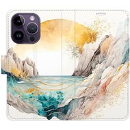 iSaprio flip pouzdro Winter in the Mountains pro iPhone 14 Pro - Phone Cover