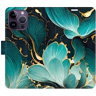 iSaprio flip pouzdro Blue Flowers 02 pro iPhone 14 Pro Max - Phone Cover