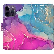 iSaprio flip pouzdro Colour Marble 02 pro iPhone 14 Pro Max - Phone Cover