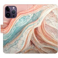 iSaprio Colour Marble flip case for iPhone 14 Pro Max - Phone Cover