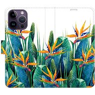 iSaprio flip pouzdro Exotic Flowers 02 pro iPhone 14 Pro Max - Phone Cover