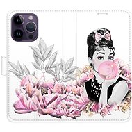 iSaprio flip pouzdro Girl with bubble pro iPhone 14 Pro Max - Phone Cover