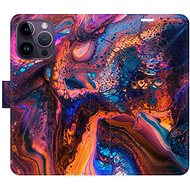 iSaprio flip pouzdro Magical Paint pro iPhone 14 Pro Max - Phone Cover