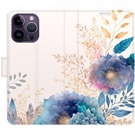 iSaprio flip puzdro Ornamental Flowers 03 na iPhone 14 Pro Max - Kryt na mobil