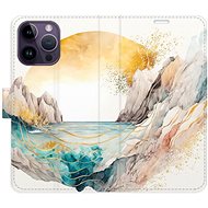 iSaprio flip pouzdro Winter in the Mountains pro iPhone 14 Pro Max - Phone Cover