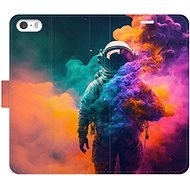 iSaprio flip pouzdro Astronaut in Colours 02 pro iPhone 5/5S/SE - Phone Cover