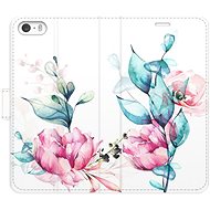 iSaprio flip pouzdro Beautiful Flower pro iPhone 5/5S/SE - Phone Cover