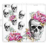 iSaprio flip pouzdro Crazy Skull pro iPhone 5/5S/SE - Phone Cover