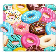 iSaprio flip pouzdro Donuts Pattern 02 pro iPhone 5/5S/SE - Phone Cover
