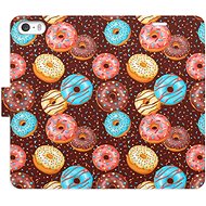 iSaprio flip pouzdro Donuts Pattern pro iPhone 5/5S/SE - Phone Cover