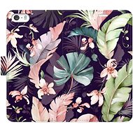 iSaprio flip pouzdro Flower Pattern 08 pro iPhone 5/5S/SE - Phone Cover