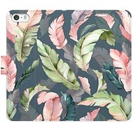 iSaprio flip pouzdro Flower Pattern 09 pro iPhone 5/5S/SE - Phone Cover
