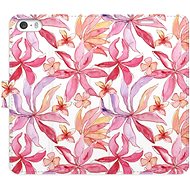 iSaprio flip pouzdro Flower Pattern 10 pro iPhone 5/5S/SE - Phone Cover