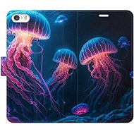 iSaprio flip case Jellyfish for iPhone 5/5S/SE - Phone Cover