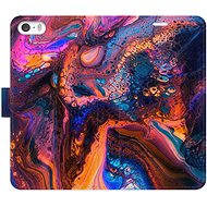 iSaprio flip pouzdro Magical Paint pro iPhone 5/5S/SE - Phone Cover