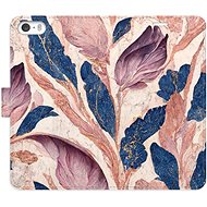 iSaprio flip pouzdro Old Leaves 02 pro iPhone 5/5S/SE - Phone Cover