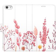 iSaprio flip pouzdro Pink Flowers 03 pro iPhone 5/5S/SE - Phone Cover