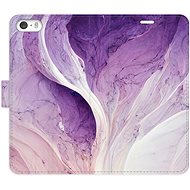 iSaprio flip case Purple Paint for iPhone 5/5S/SE - Phone Cover