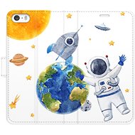 iSaprio flip pouzdro Space 06 pro iPhone 5/5S/SE - Phone Cover