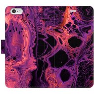 iSaprio flip pouzdro Abstract Dark 02 pro iPhone 6/6S - Phone Cover