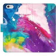 iSaprio flip pouzdro Abstract Paint 05 pro iPhone 6/6S - Phone Cover