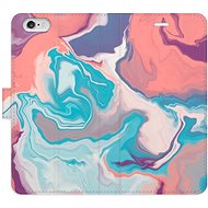 iSaprio flip pouzdro Abstract Paint 06 pro iPhone 6/6S - Phone Cover