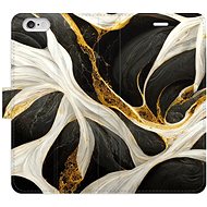 iSaprio flip pouzdro BlackGold Marble pro iPhone 6/6S - Phone Cover