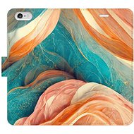 iSaprio flip pouzdro Blue and Orange pro iPhone 6/6S - Phone Cover