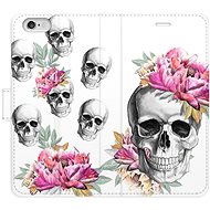 iSaprio flip pouzdro Crazy Skull pro iPhone 6/6S - Phone Cover