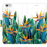 iSaprio flip pouzdro Exotic Flowers 02 pro iPhone 6/6S - Phone Cover