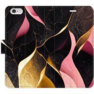 iSaprio flip puzdro Gold Pink Marble 02 na iPhone 6/6S - Kryt na mobil
