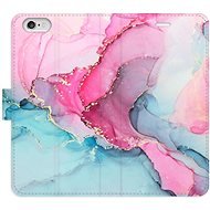 iSaprio flip puzdro PinkBlue Marble pre iPhone 6/6S - Kryt na mobil