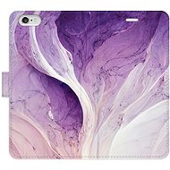 iSaprio flip pouzdro Purple Paint pro iPhone 6/6S - Phone Cover