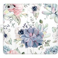 iSaprio flip pouzdro Succulents pro iPhone 6/6S - Phone Cover