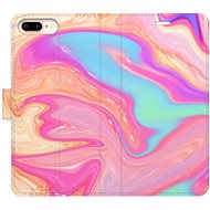 iSaprio flip pouzdro Abstract Paint 07 pro iPhone 7 Plus - Phone Cover