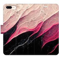 iSaprio flip pouzdro BlackPink Marble pro iPhone 7 Plus - Phone Cover