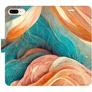 iSaprio flip pouzdro Blue and Orange pro iPhone 7 Plus - Phone Cover