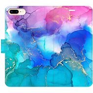 iSaprio flip pouzdro BluePink Paint pro iPhone 7 Plus - Phone Cover