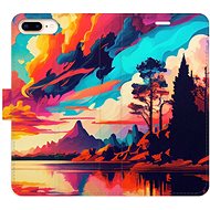 iSaprio flip pouzdro Colorful Mountains 02 pro iPhone 7 Plus - Phone Cover