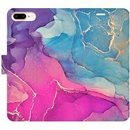 iSaprio flip pouzdro Colour Marble 02 pro iPhone 7 Plus - Phone Cover